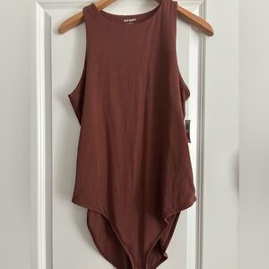 Old Navy‎ women’s brown bodysuit XL